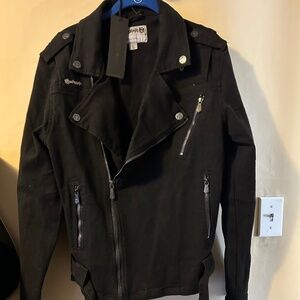 Men’s New denim Wornstar moto jacket